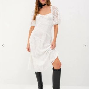 For love & lemons lily midi dress